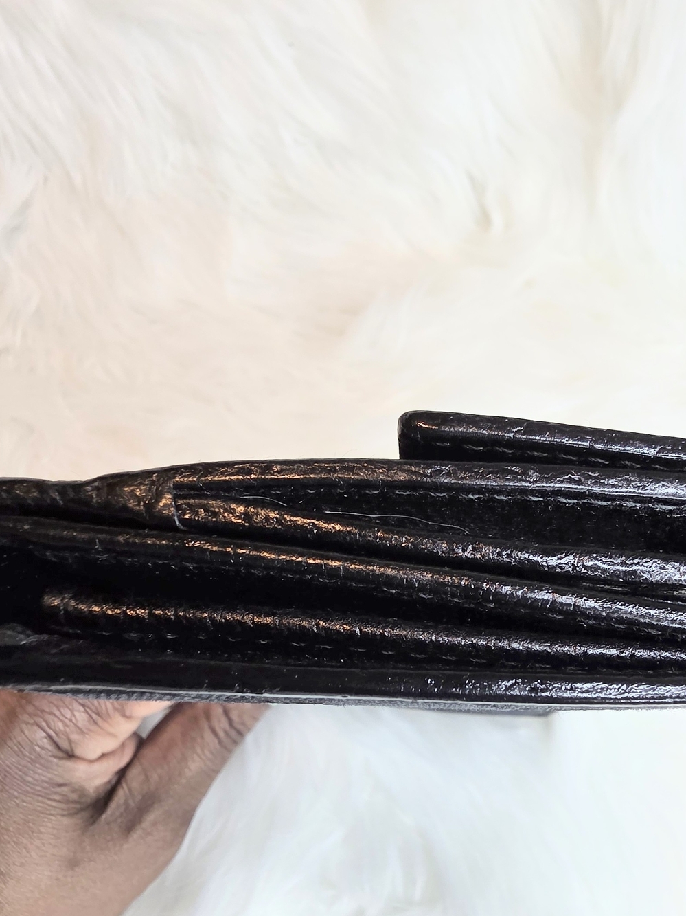 Gucci Black GG Canvas &Leather Princy GG Bow Accent  Continental Wallet Pristine - Picture 10 of 11